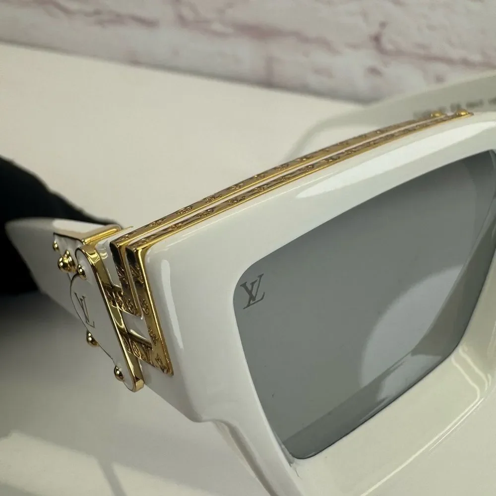 Louis Vuitton 1:1 Millionaire Z1166W White Acetate Sunglasses
